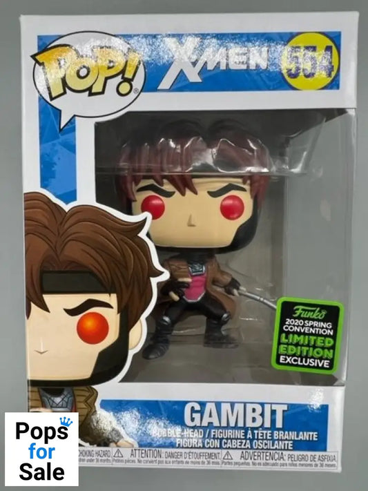 554 Gambit (w/ Bo-Staff) - Marvel X-Men - Box Damaged Funko POP