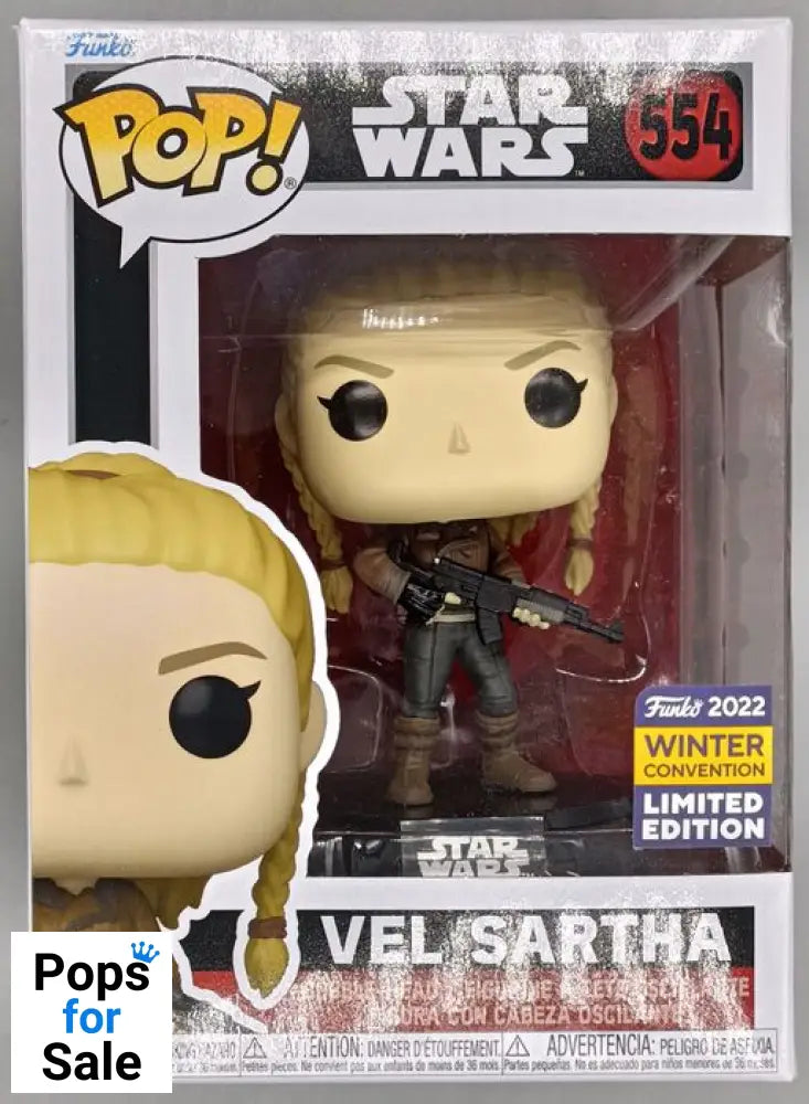 #554 Vel Sartha - Star Wars Andor - 2022 Con - Box Damaged Funko POP