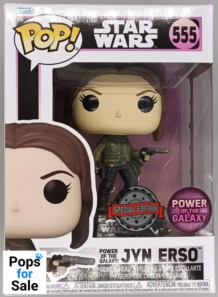 555 Jyn Erso - Star Wars - Power of the Galaxy - Box Damaged Funko POP