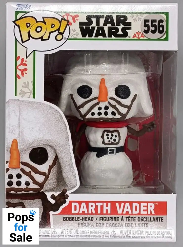 #556 Darth Vader (Snowman) Star Wars - Holidays - Box Damaged Funko POP