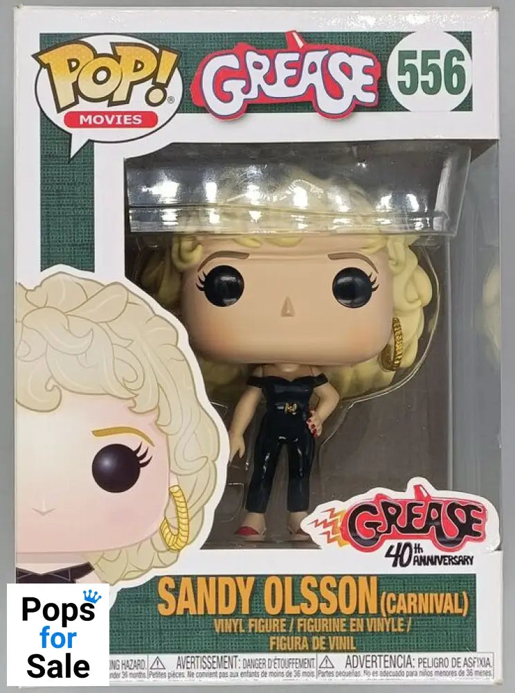 #556 Sandy Olsson (Carnival) - Grease - Box Damaged Funko POP