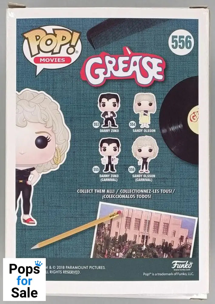 #556 Sandy Olsson (Carnival) - Grease - Box Damaged Funko POP