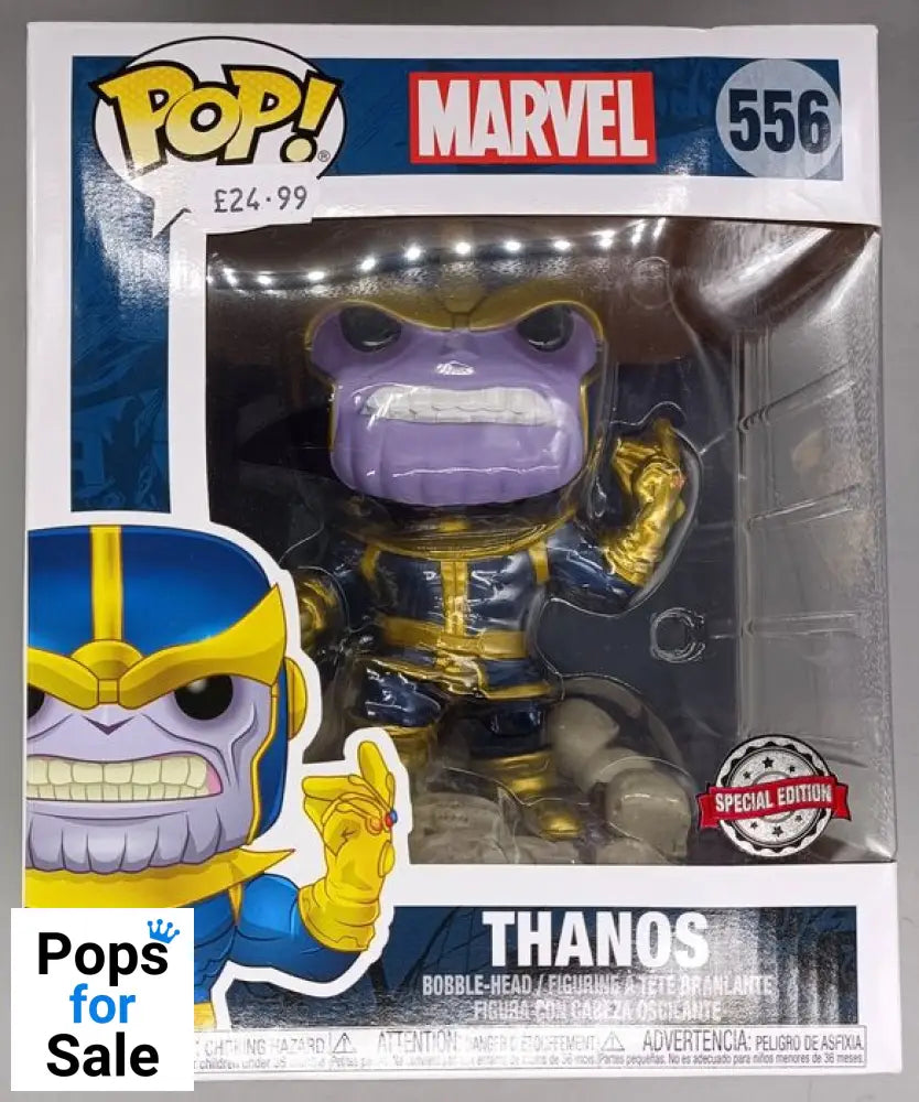 556 Thanos - 6 Inch - Deluxe - Marvel - Funko POP - Box Damaged