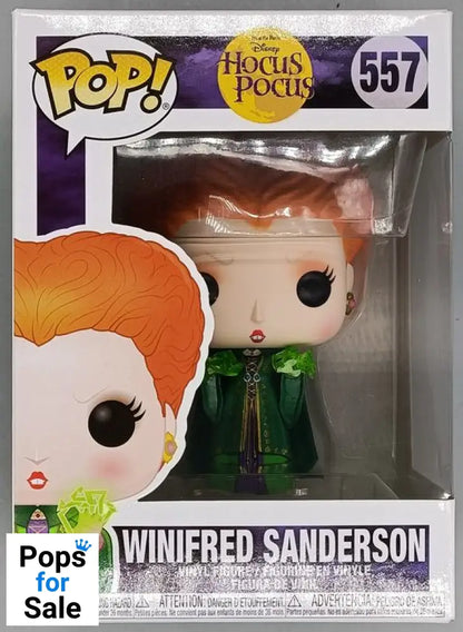 557 Winifred Sanderson (w/ Magic Spell) Disney Hocus - Box Damaged Funko POP