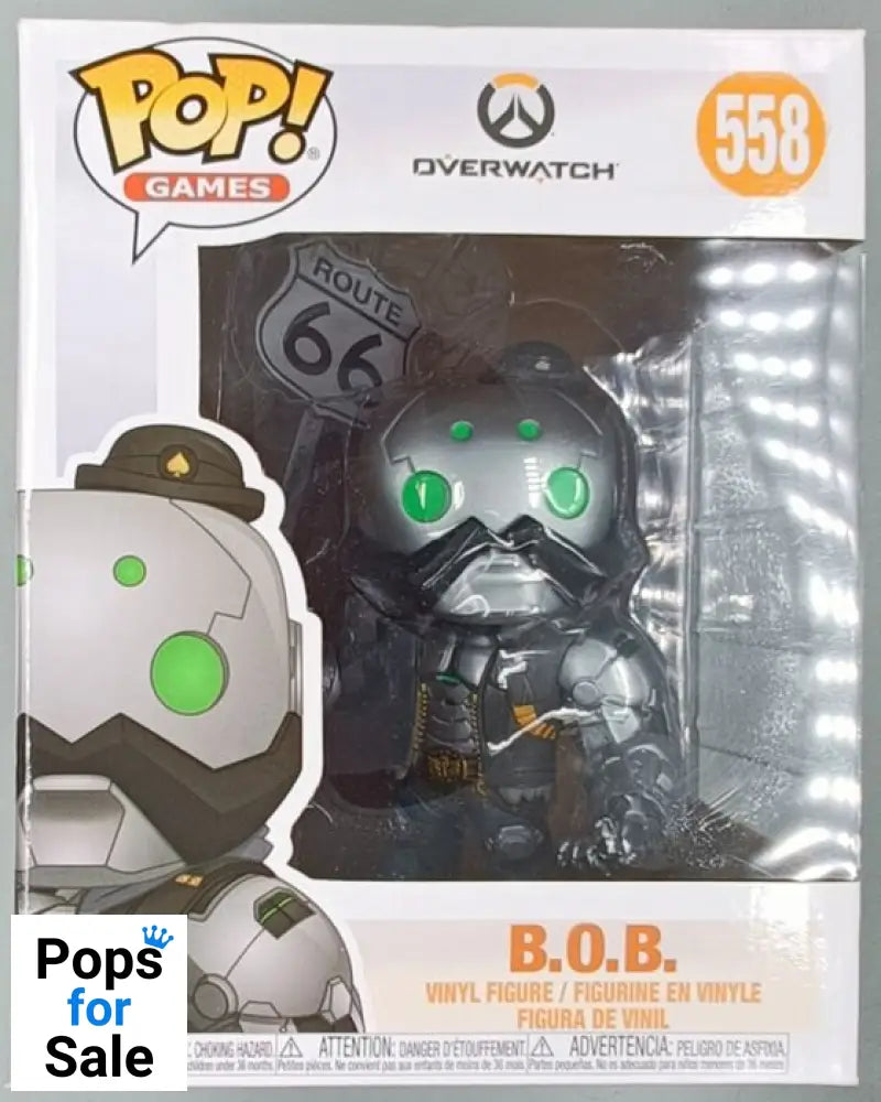 558 B.O.B. - 6 Inch - Overwatch - Box Damaged Funko POP