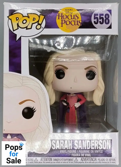 558 Sarah Sanderson (w/ Spider) Disney Hocus Pocus - Box Damaged Funko POP