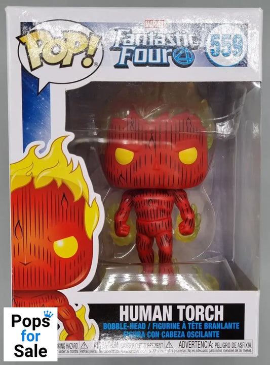 559 Human Torch - Marvel Fantastic Four Funko POP