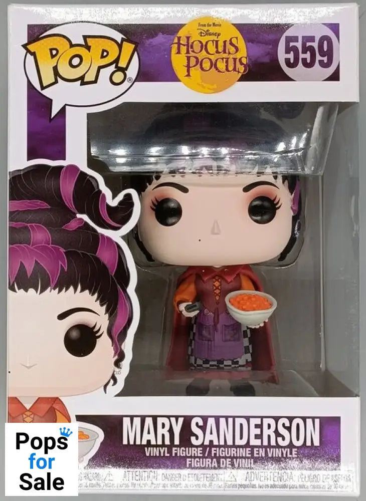 559 Mary Sanderson (w/ Cheese Puffs) Disney Hocus Pocus - Box Damaged Funko POP