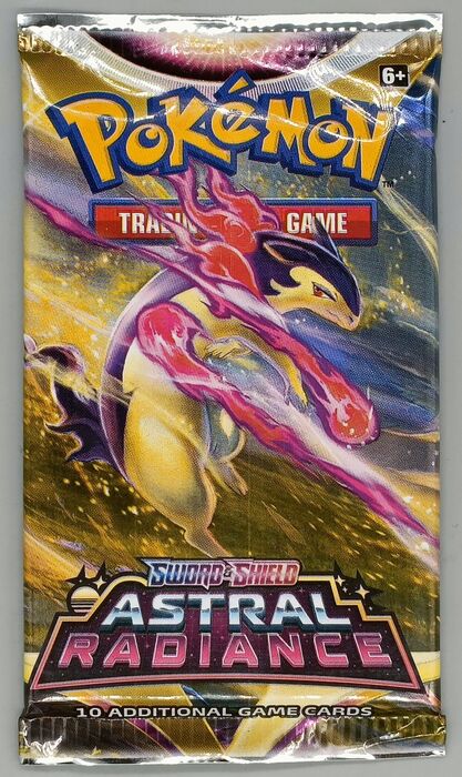 Pokemon Trading Card Game Sword & Shield: Astral Radiance 10 Additional Game Cards