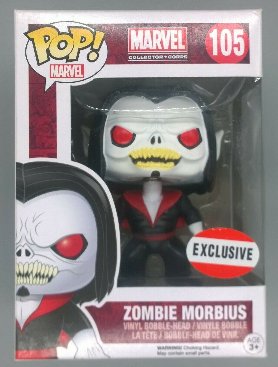 105 Zombie Morbius - Marvel Collector Corps - Funko POP - Box Damaged