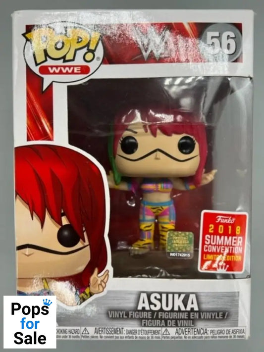 56 Asuka - WWE - 2018 Con - Box Damaged Funko POP