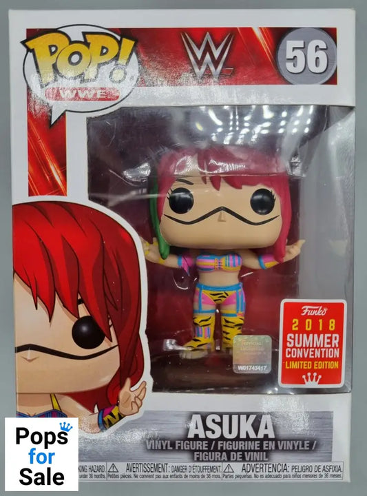 #56 Asuka - WWE - 2018 Con Funko POP