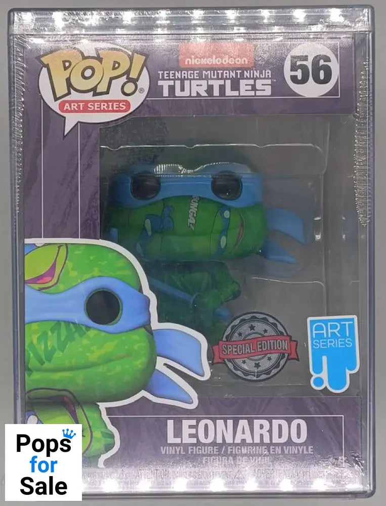 #56 Leonardo - Art Series - Teenage Mutant Ninja Turtles New Funko POP