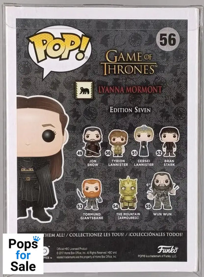 56 Lyanna Mormont - Game of Thrones 2017 Con Funko POP