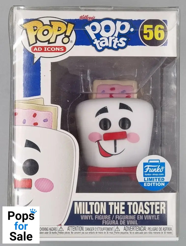 #56 Milton the Toaster - Ad Icons Kellogs Pop Tarts Funko POP