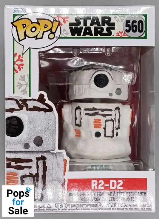 560 R2-D2 (Snowman) Star Wars - Holidays - Funko POP - Box Damaged