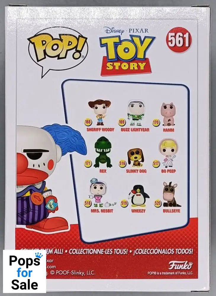 #561 Chuckles - Disney Toy Story - 2019 Con Funko POP