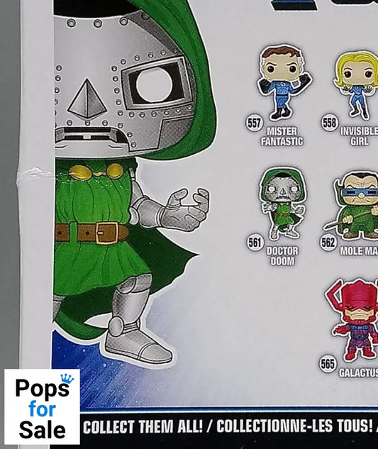 561 Doctor Doom - Marvel Fantastic Four - Box Damaged Funko POP