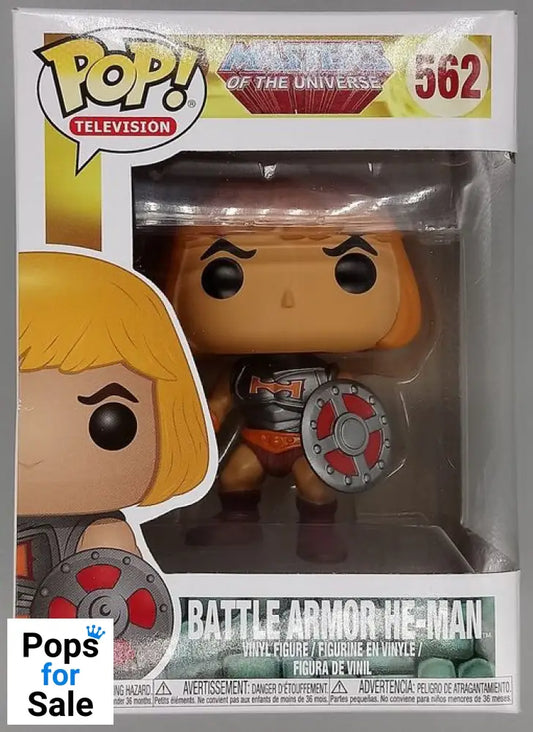 #562 Battle Armor He-Man - Masters of the Universe Box Damaged Funko POP