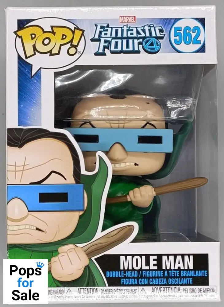 #562 Mole Man - Marvel Fantastic Four - Box Damaged Funko POP