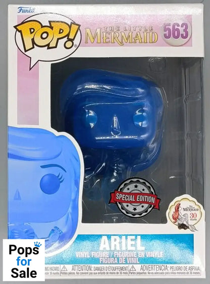 563 Ariel (Bag Translucent Blue) Disney The Little Mermaid Box Damaged Funko POP