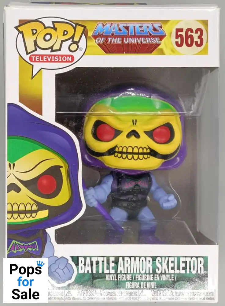 563 Battle Armor Skeletor - Masters of the Universe - Damaged Box Funko POP