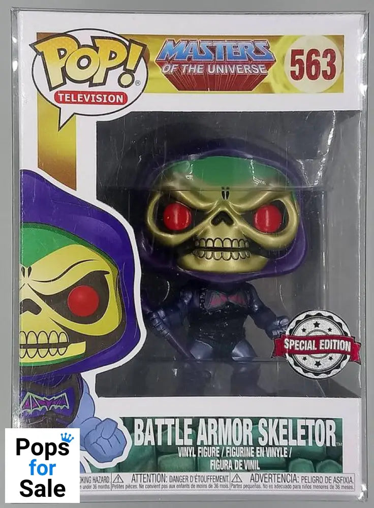 #563 Battle Armor Skeletor - Metallic - MOTU Funko POP