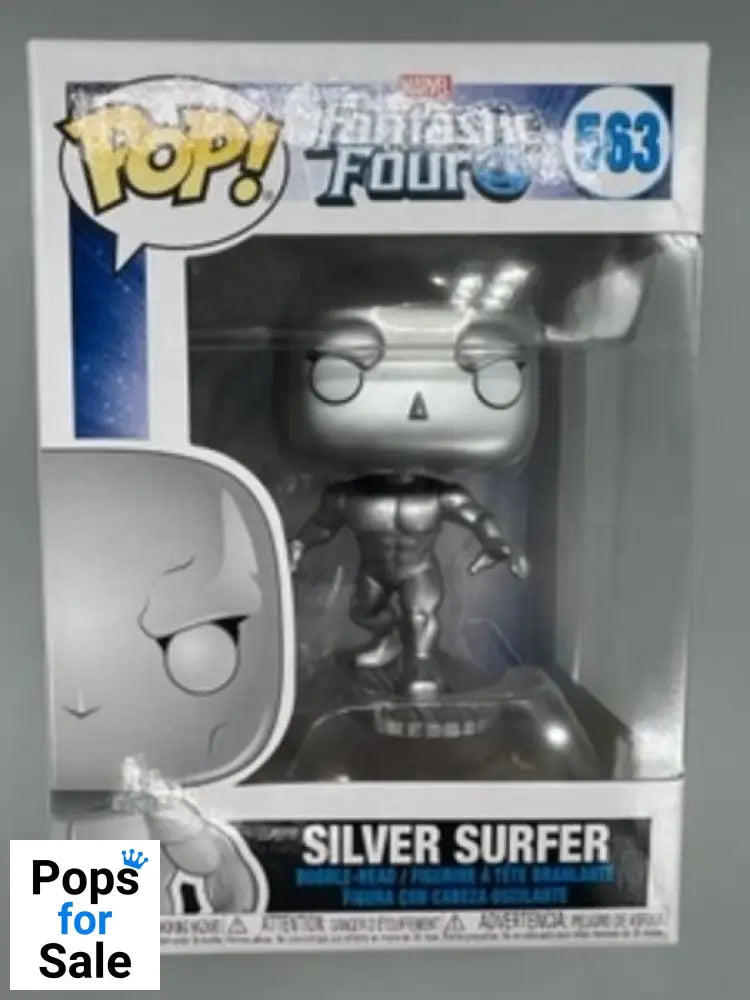 563 Silver Surfer - Marvel Fantastic Four - Box Damaged Funko POP