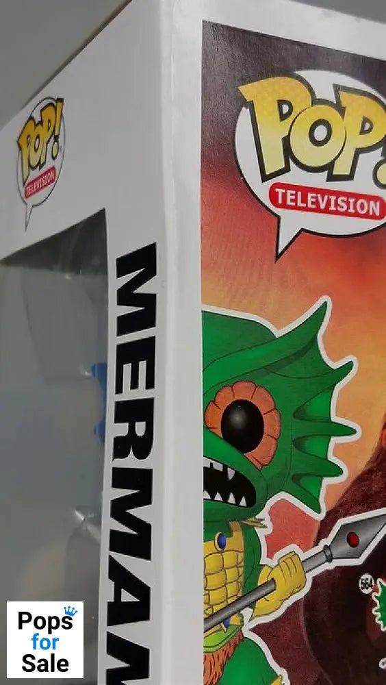 #564 Merman (Blue) Chase - Masters Of The Universe Box Damaged Funko POP