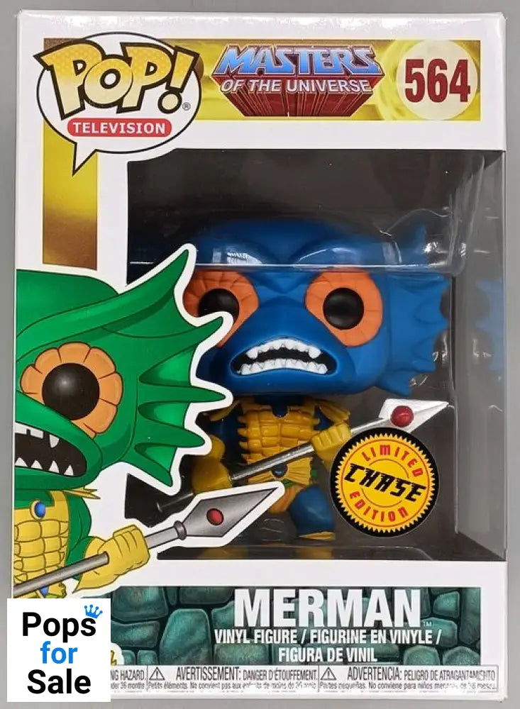 #564 Merman (Blue) - Chase - Masters Of The Universe Funko POP