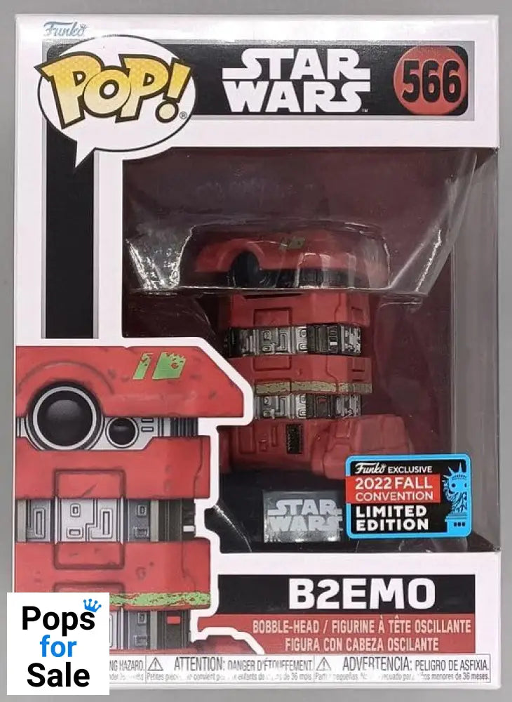 566 B2EMO Star Wars Andor - 2022 Con - Funko POP - Box Damaged