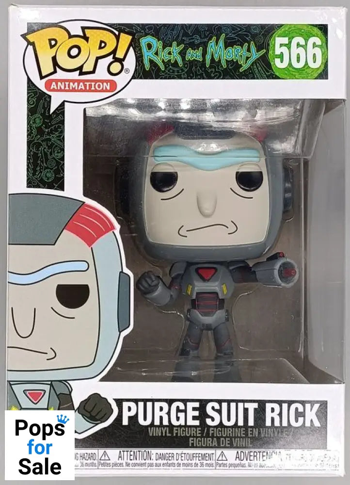 566 Purge Suit Rick - Rick and Morty - Box Damaged Funko POP