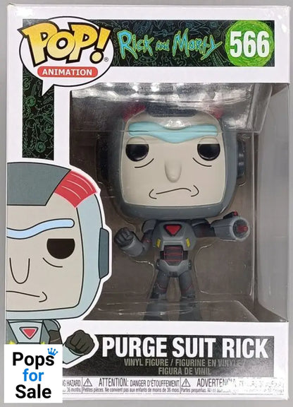566 Purge Suit Rick - Rick and Morty - Box Damaged Funko POP