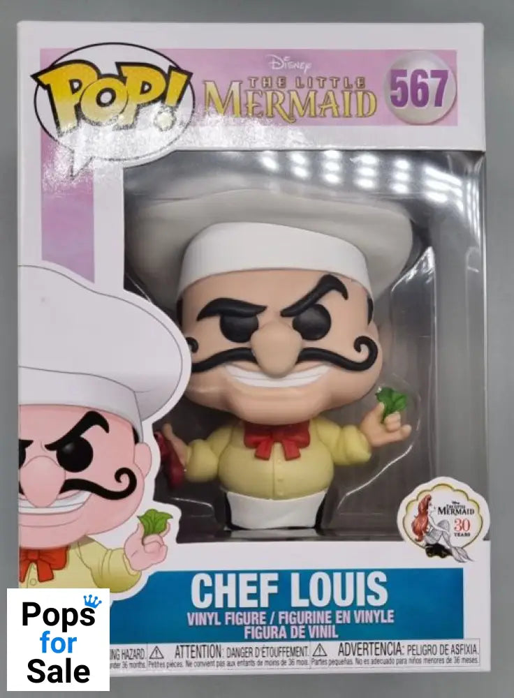 567 Chef Louis - Disney The Little Mermaid Funko POP