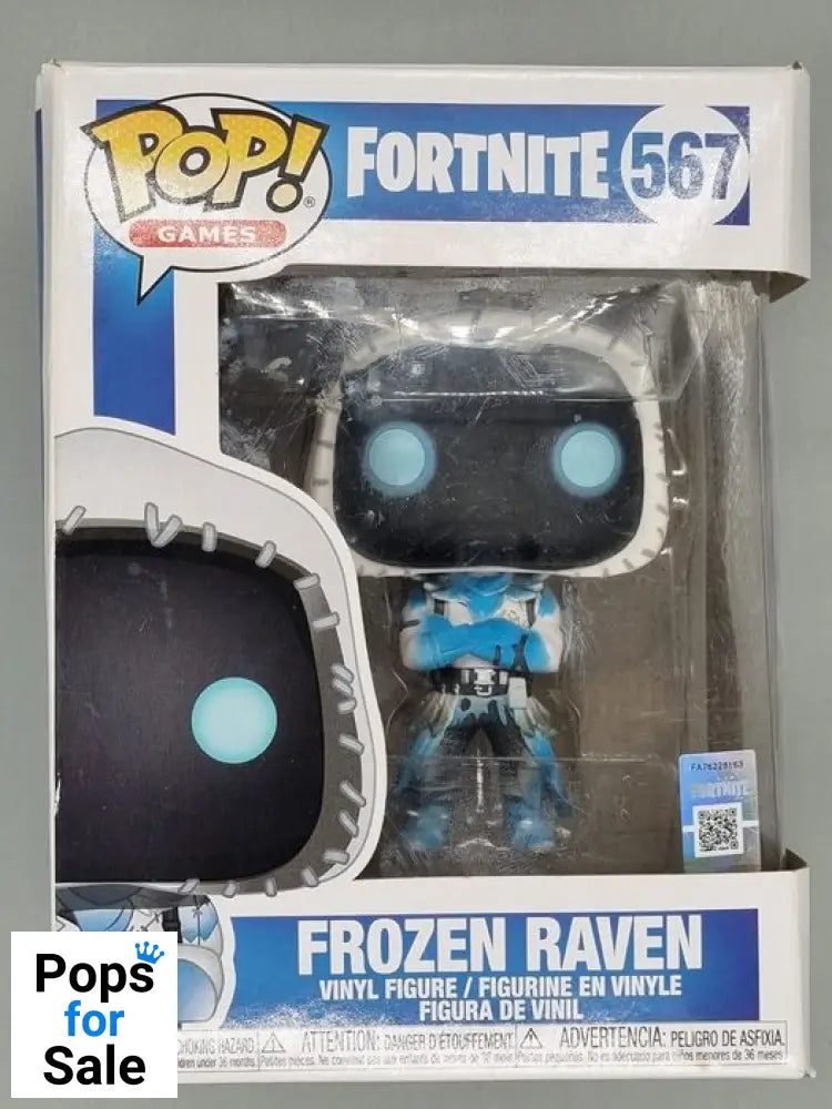 #567 Frozen Raven - Fortnite - Box Damaged Funko POP