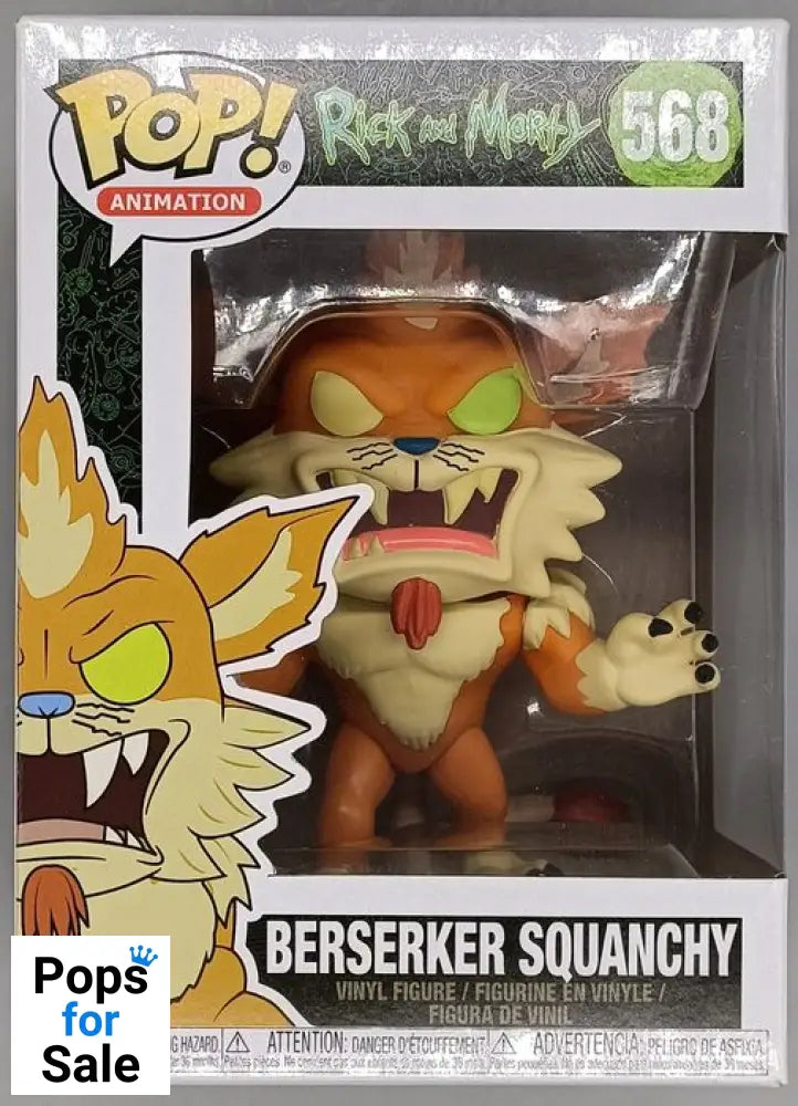 568 Berserker Squanchy - Rick and Morty Funko POP