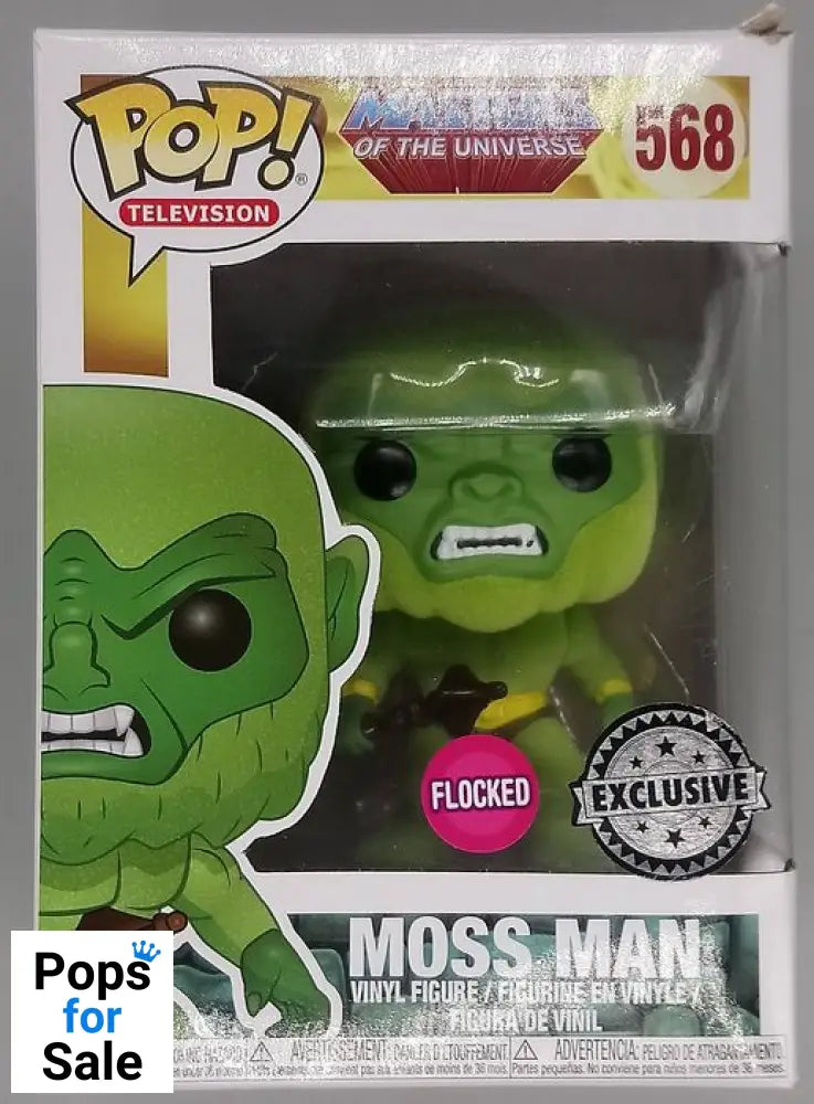 #568 Moss Man - Flocked - Masters of the Univer - Box Damaged Funko POP