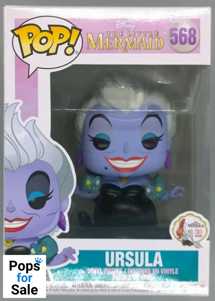 #568 Ursula (w/ Eels) - Disney Little Mermaid Funko POP