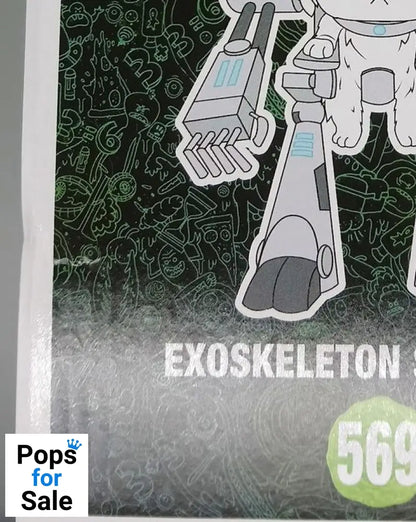#569 Exoskeleton Snowball 6 Inch - Rick and Morty Box Damaged Funko POP