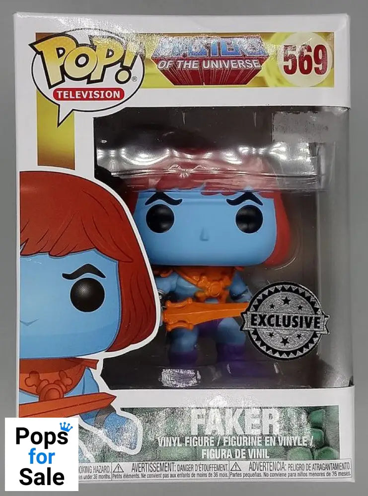 #569 Faker - Masters Of The Universe - Box Damaged Funko POP