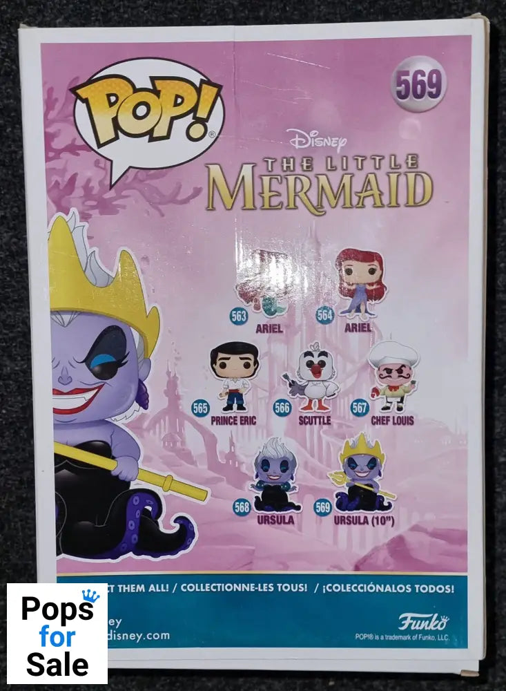 569 Ursula - 10 Inch Glow - Disney The Little Mermaid Funko POP