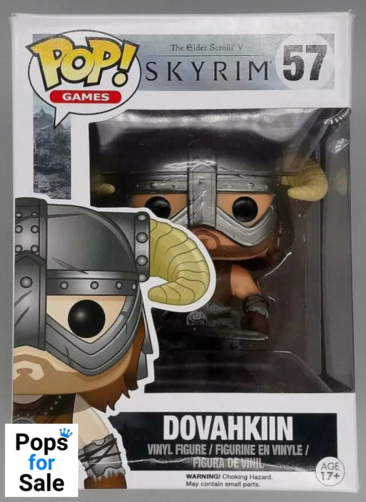 57 Dovahkiin - The Elder Scrolls Skyrim - Funko POP - Box Damaged