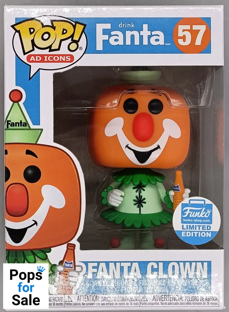 #57 Fanta Clown - Ad Icons - Box Damaged Funko POP