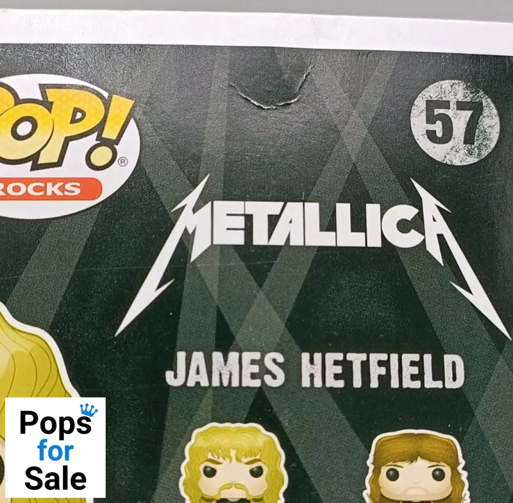 #57 James Hetfield - Metallica - Box Damaged Funko POP