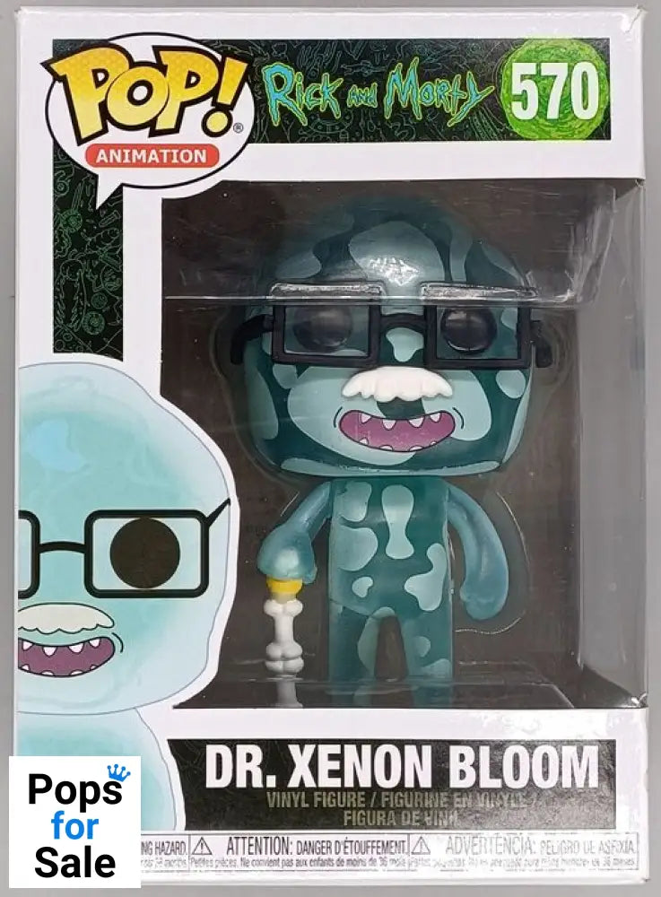 570 Dr. Xenon Bloom - Glow - Rick and Morty - Box Damaged Funko POP