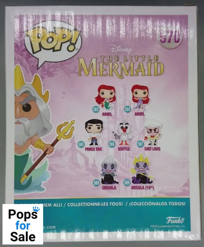 570 King Triton - 6 Inch - Disney The Little Mermaid Funko POP