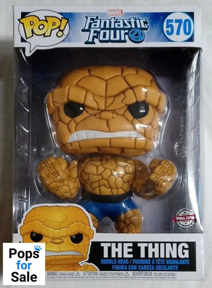 #570 The Thing - 10 Inch - Marvel Fantastic Four Box Damaged Funko POP