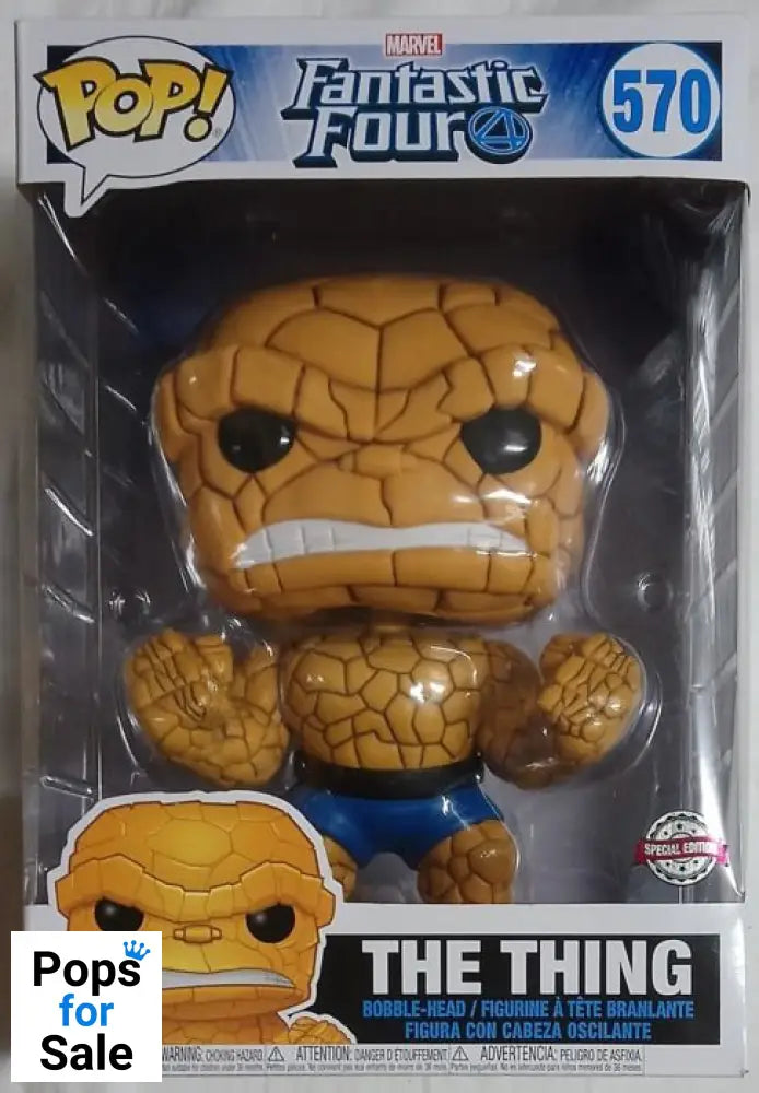 570 The Thing - 10 Inch - Marvel Fantastic Four Funko POP