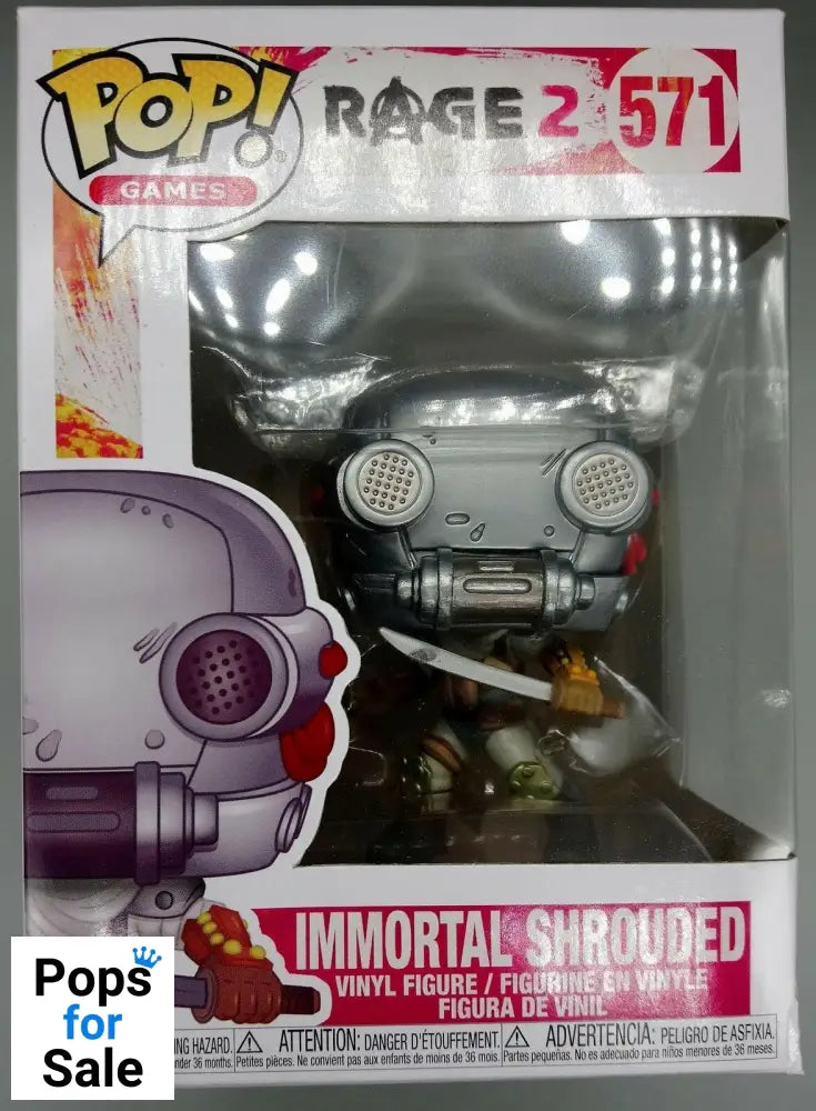 #571 Immortal Shrouded - Rage 2 - Funko POP - Box Damaged