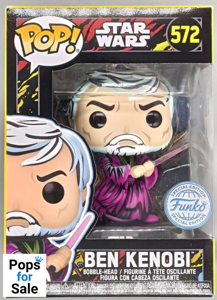 572 Ben Kenobi (Retro) - Star Wars Funko POP